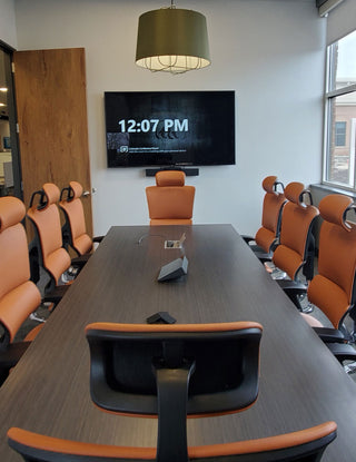 Conference room of Cognac X4 chairs around table