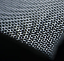 Close up of tight mesh fabric in Grey