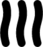 Heat icon - waved lines