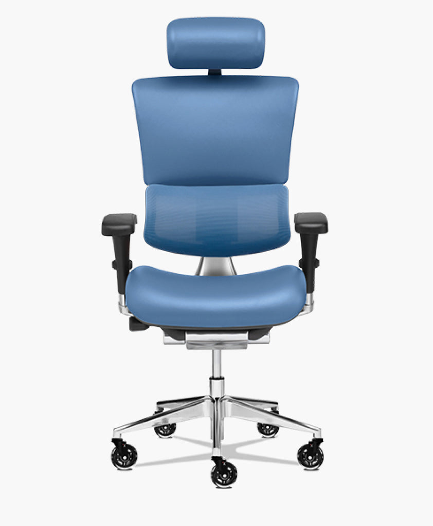 X-Chair X-Tech Executive Chair -High End Executive Chair with Cooling Gel  M-Foam Seat/Ergonomic Office Seat for Lower Back Support/Soft Brisa & ATR