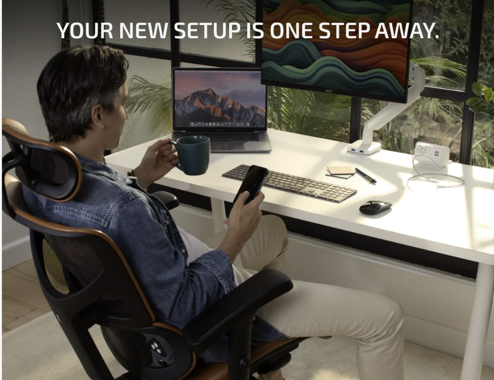 Your new setup is one step away, get a new chair