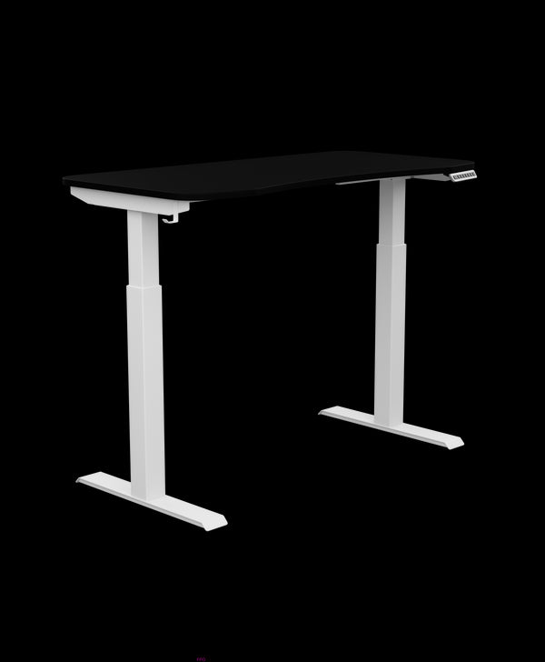 X-Desk Rise with Concave Top - Black