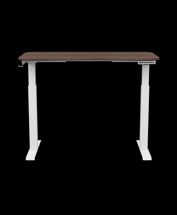 X-Desk Rise with Concave Top - Coffee